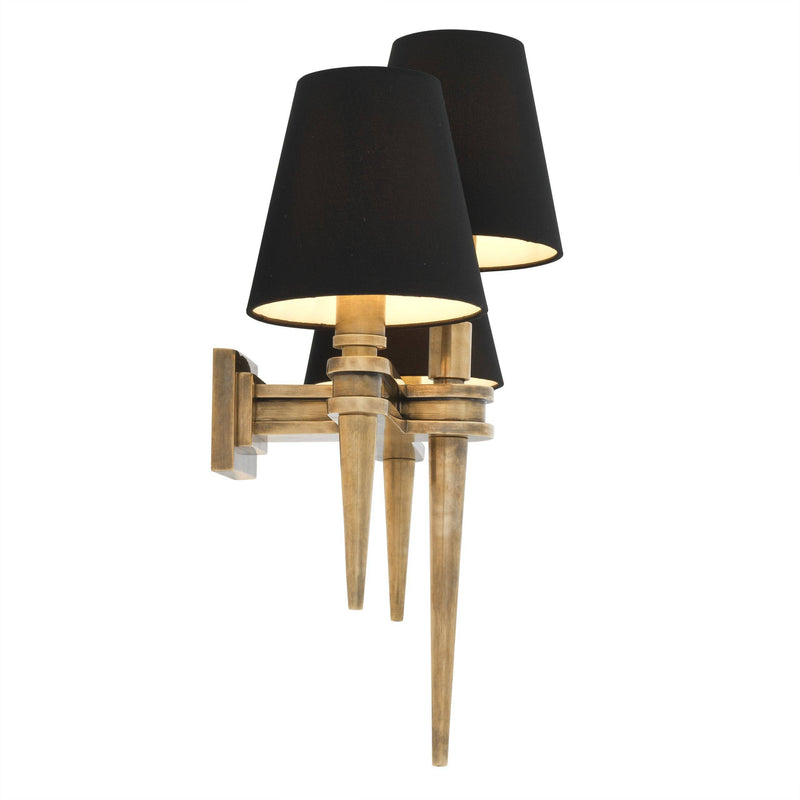 Waterloo Wall Lamps[Single/Triple] - [Brass/Nickel] - Eichholtz - Luxury Lighting Boutique