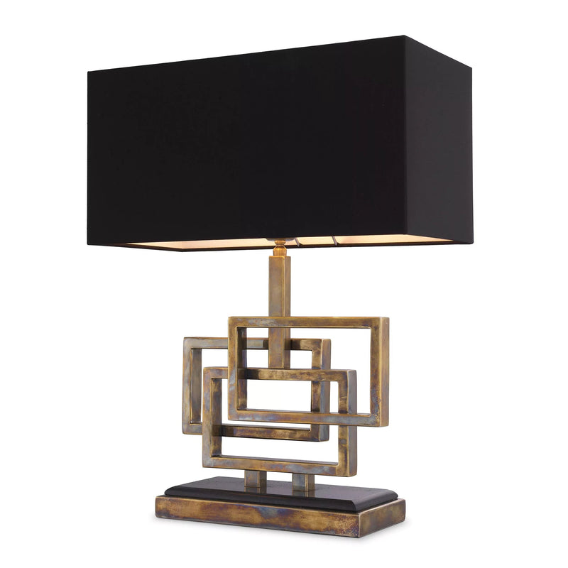 Windolf Table Lamp - [Nickel/Brass] - Eichholtz - Luxury Lighting Boutique