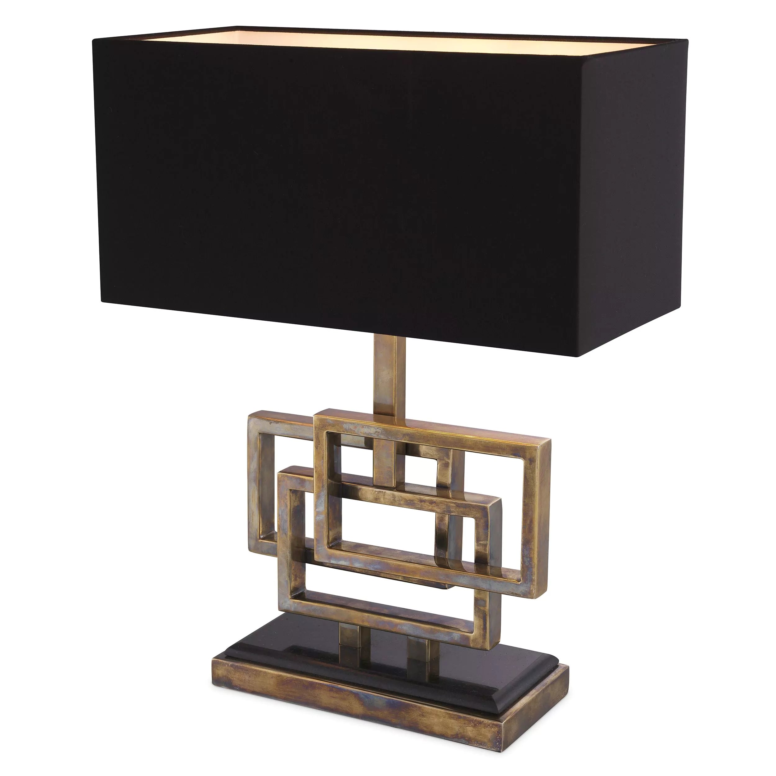 Windolf Table Lamp - [Nickel/Brass] - Eichholtz - Luxury Lighting Boutique