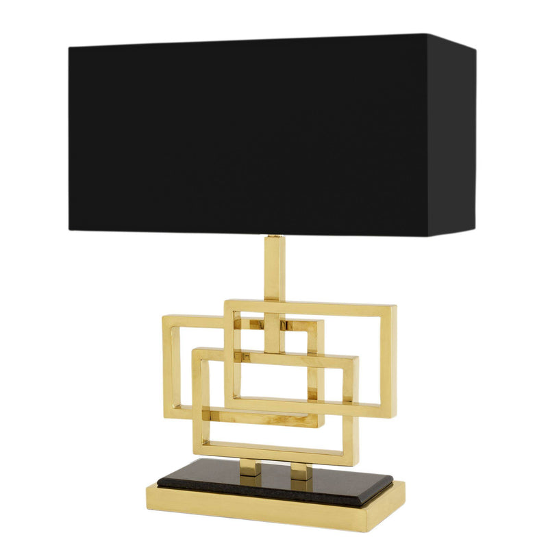Windolf Table Lamp - [Nickel/Brass] - Eichholtz - Luxury Lighting Boutique