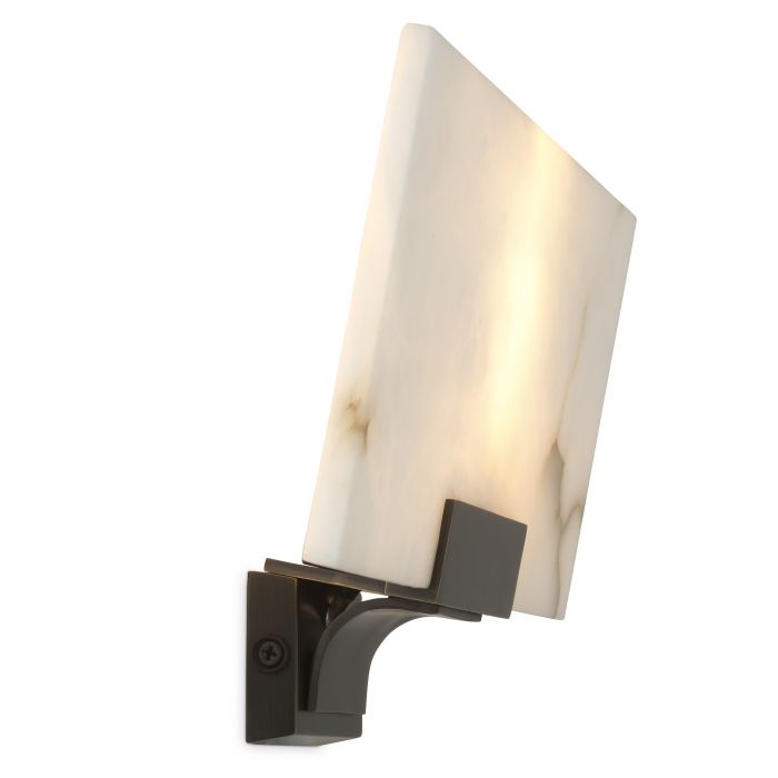 Zen Wall Lamp - [Bronze & Alabaster] - Eichholtz - Luxury Lighting Boutique