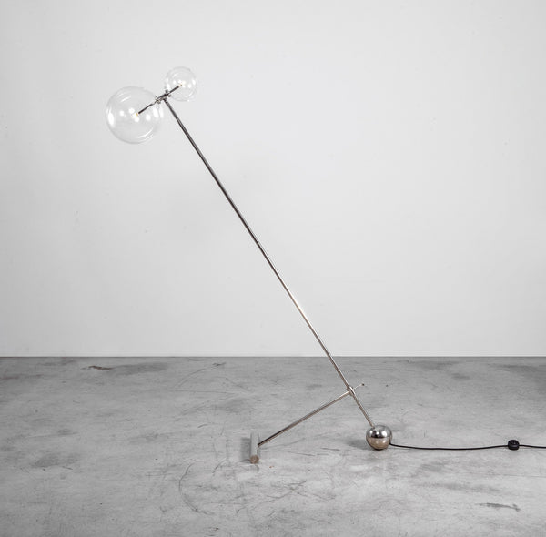 Zosia Brass Floor Lamp - Schwung - Luxury Lighting Boutique