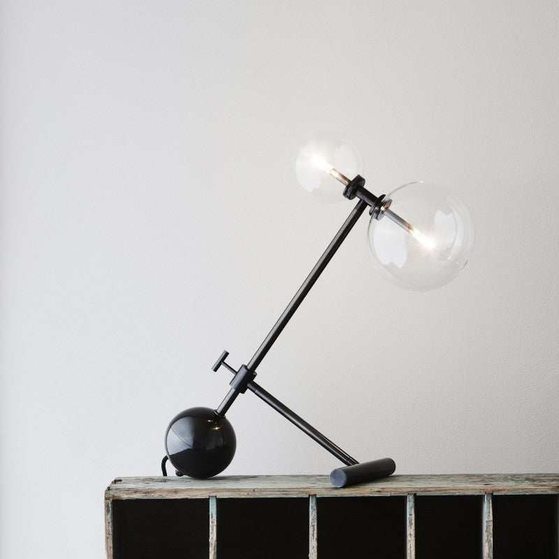 Zosia Brass Table Lamp - Schwung - Luxury Lighting Boutique
