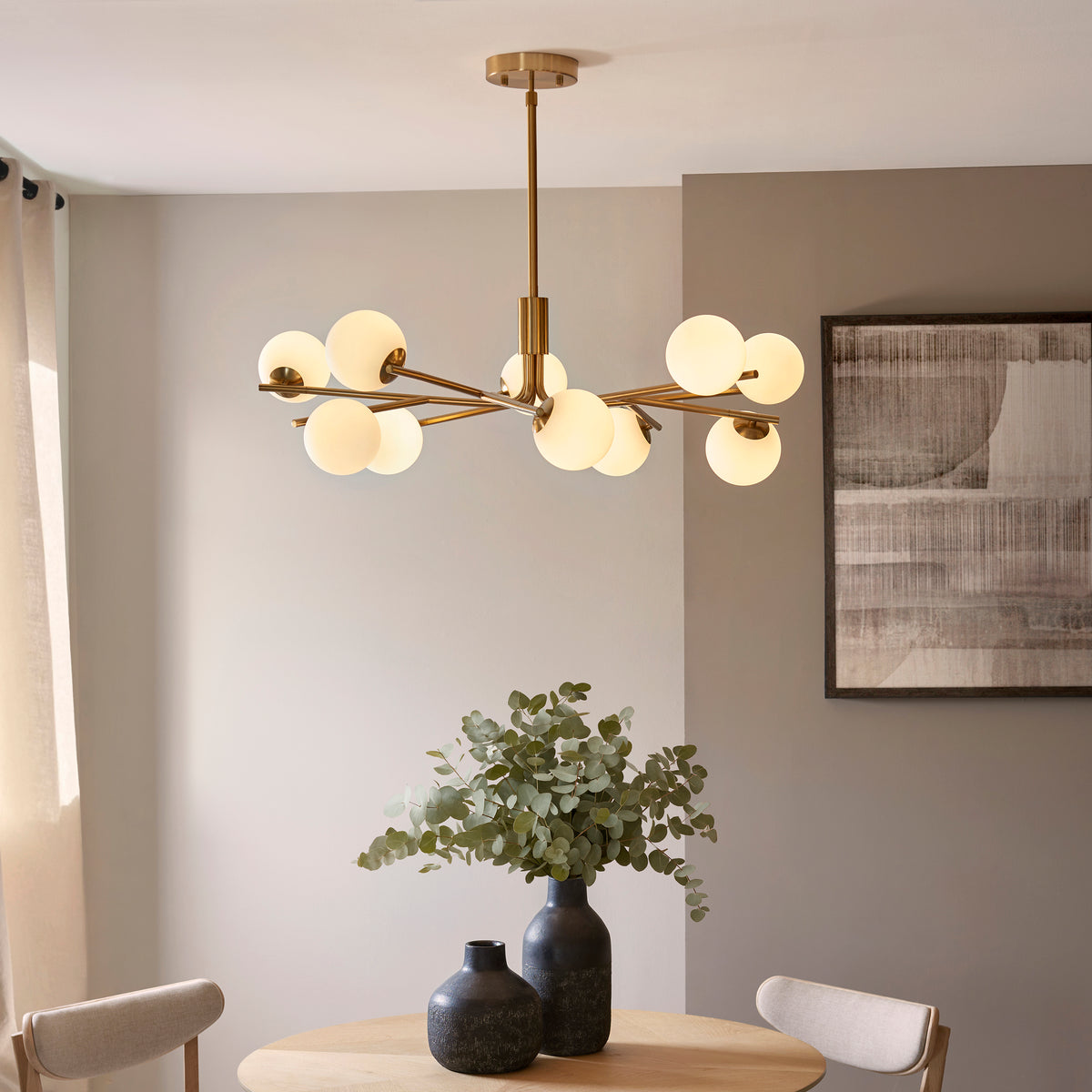 Aaron 10Lt Pendant – Endon - Luxury Lighting BoutiquePendant LampSignature