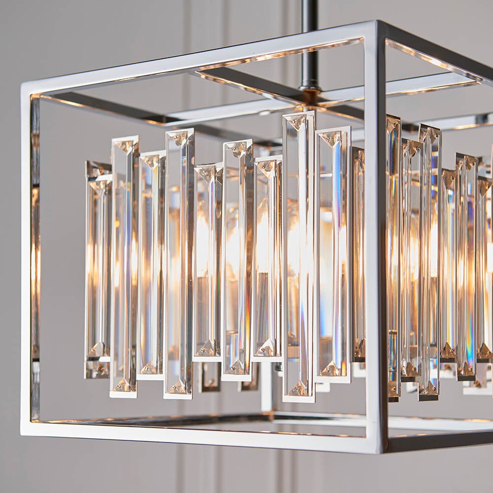 Acadia 4Lt Pendant – Endon - Luxury Lighting BoutiquePendant LampSignature