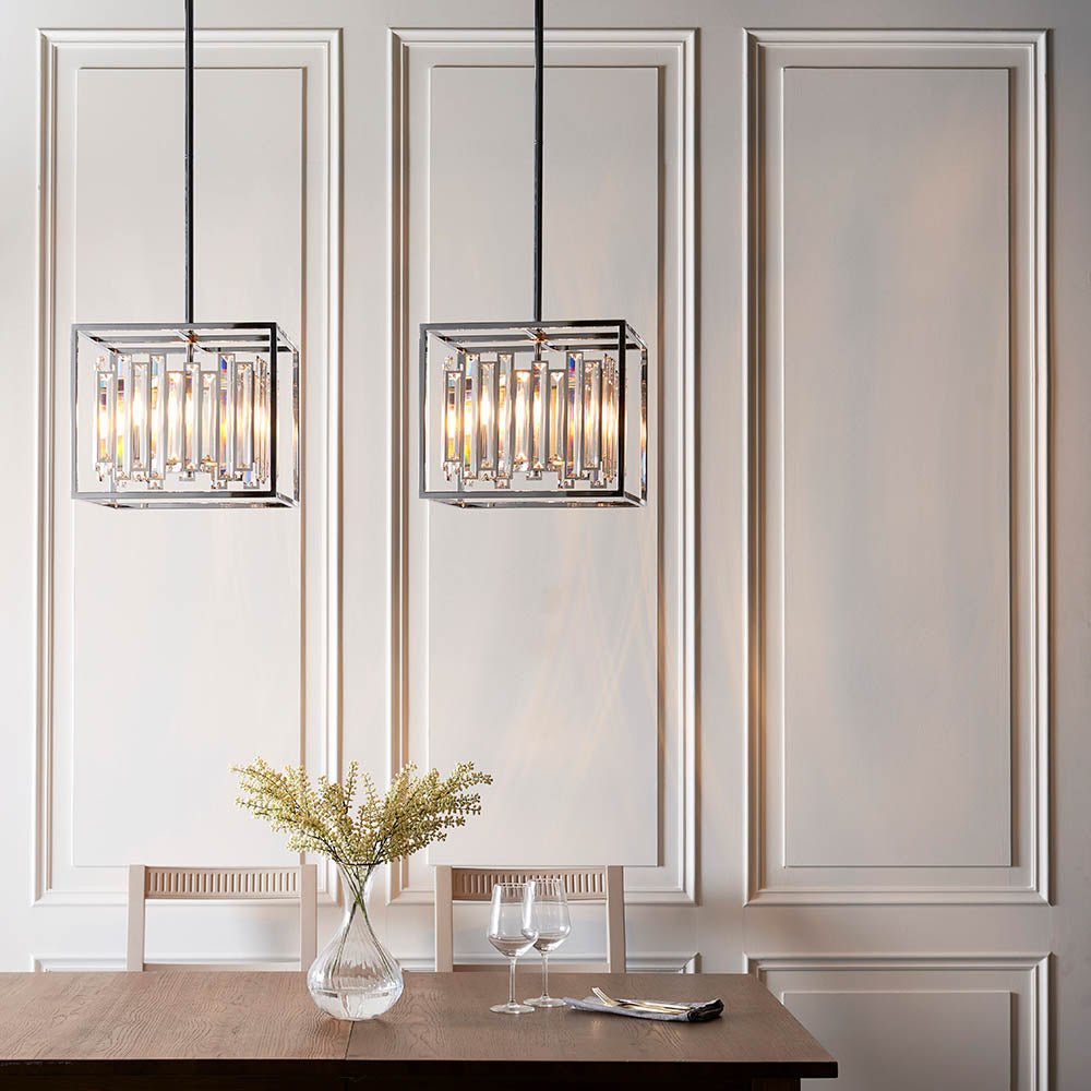 Acadia 4Lt Pendant – Endon - Luxury Lighting BoutiquePendant LampSignature