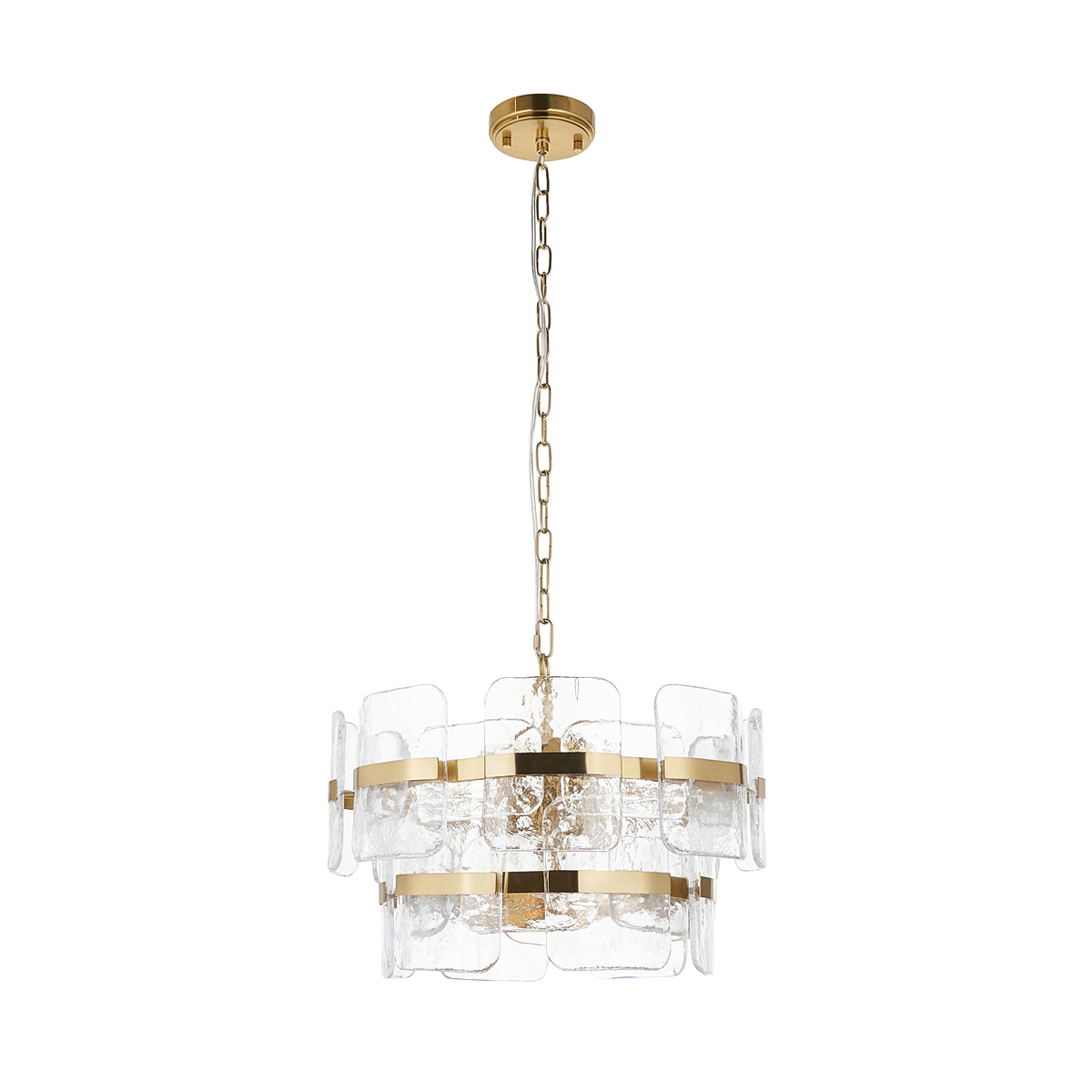 Detailed view of the three-light E14 arrangement and sculptural form