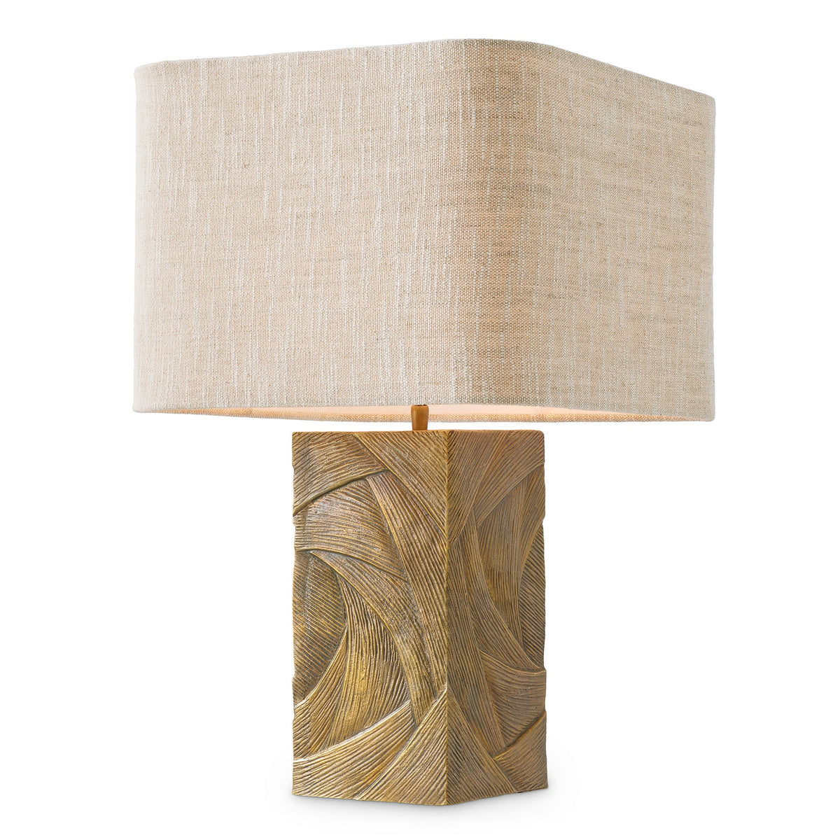andol Table Lamp showcasing intricate vintage brass pattern work and refined craftsmanship