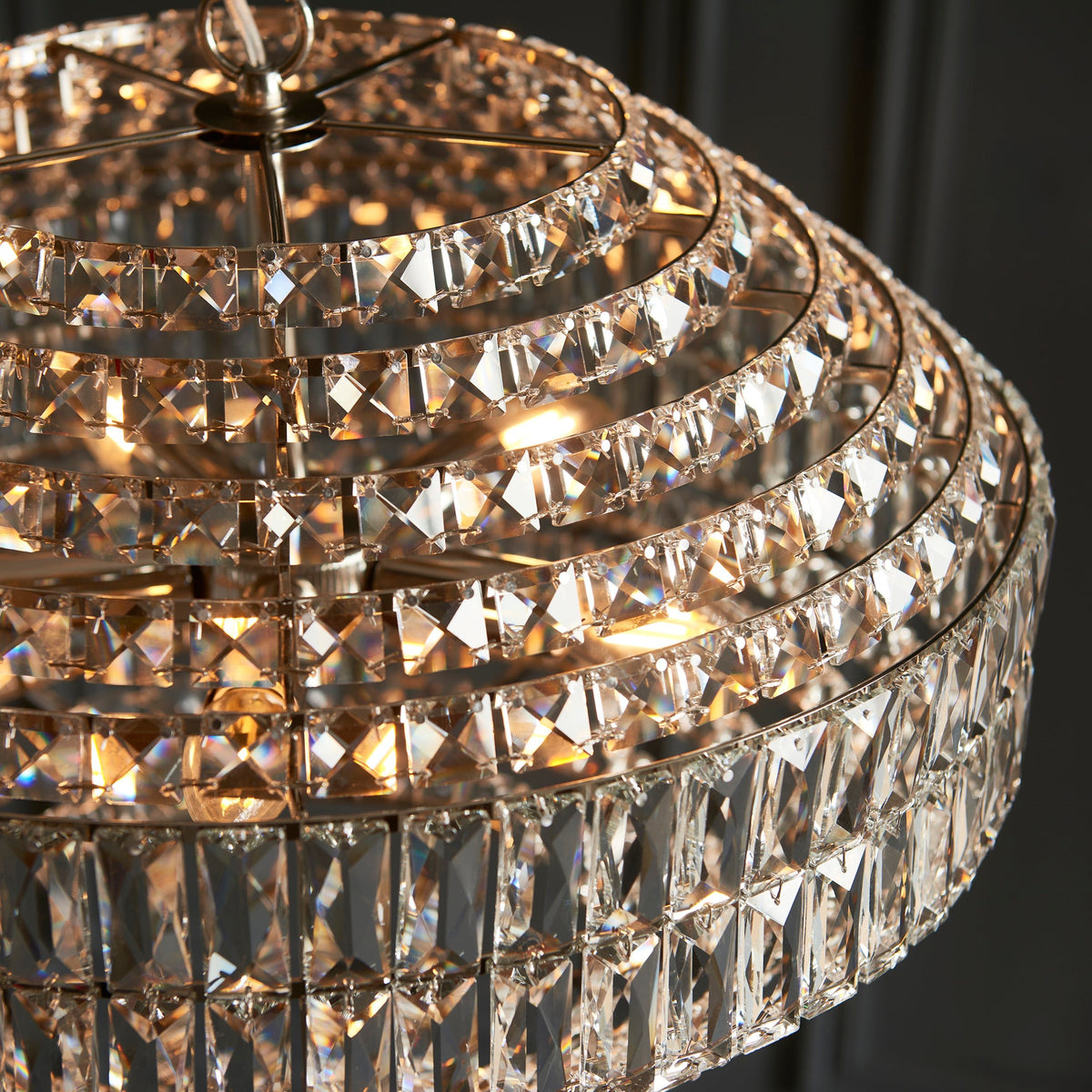 Beatrice 5Lt Pendant – Chrome/Crystal – Endon - Luxury Lighting BoutiquePendant LampSignature