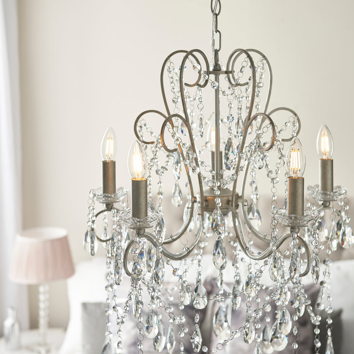 Berkley 5Lt Pendant – Endon - Luxury Lighting BoutiqueChandelierSignature