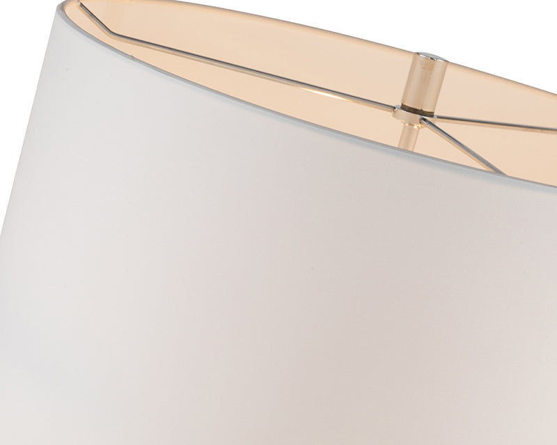Bouquet Table Lamp by Liang & Eimil featuring a sculptural bound rod design with a polished nickel finish