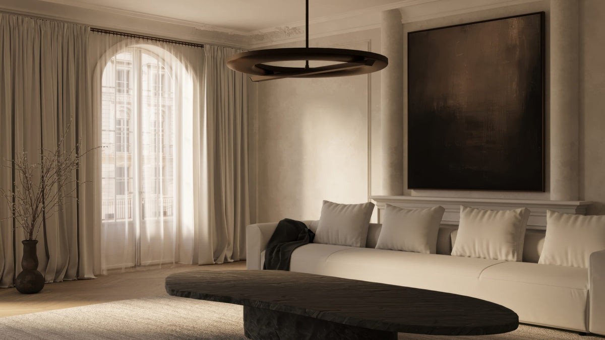 Ceres Uplighter Pendant in Bronze