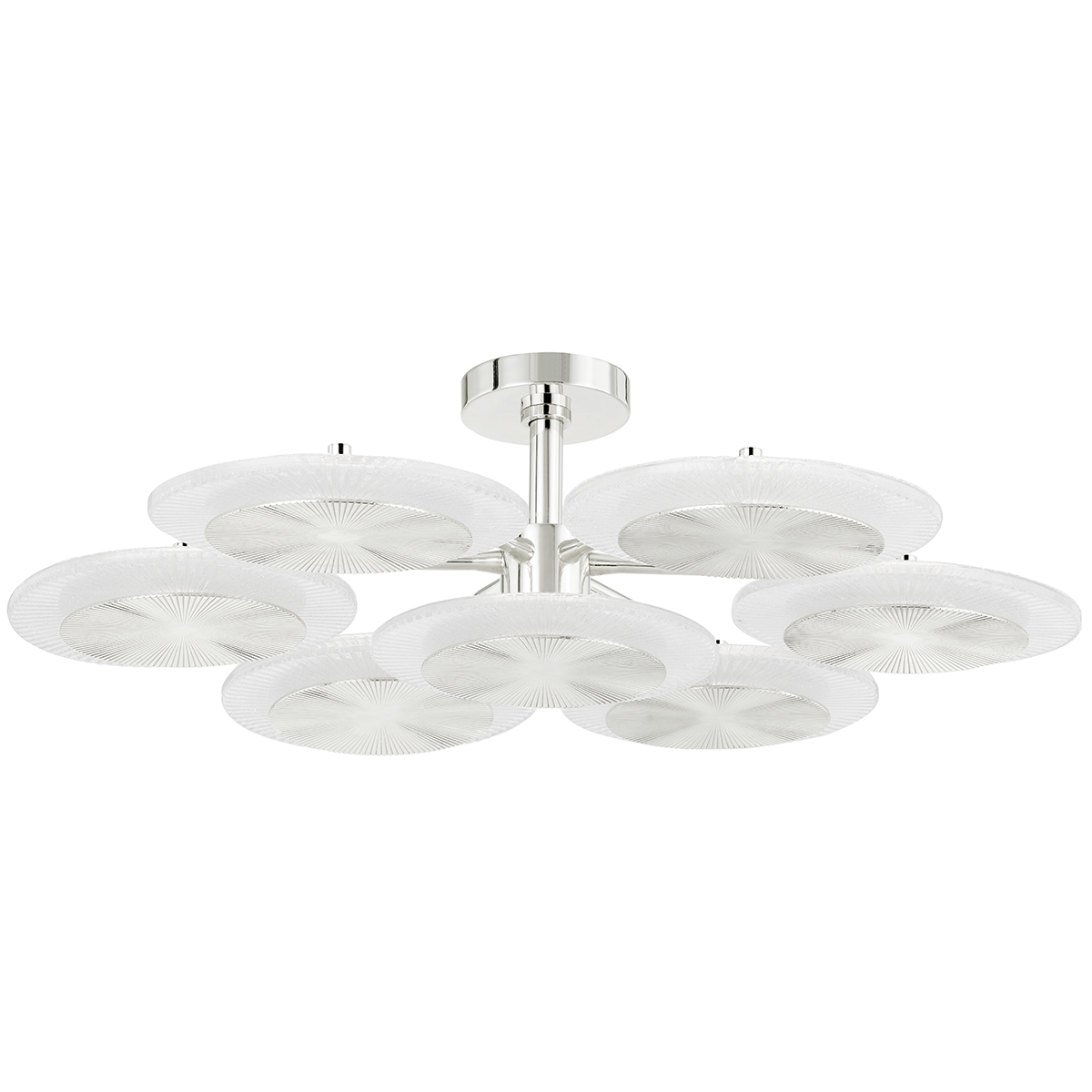 TOPAZ Chandelier - 328-38-PN-CE - Corbett Lighting