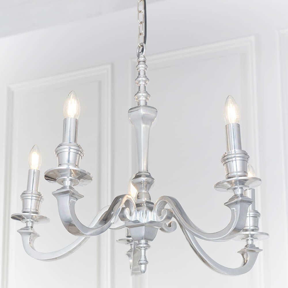 Finsbury 5Lt Pendant – Endon - Luxury Lighting BoutiqueChandelierSignature