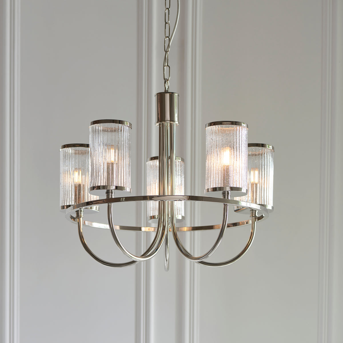 Henbury 5Lt Pendant – Endon - Luxury Lighting BoutiqueChandelierSignature