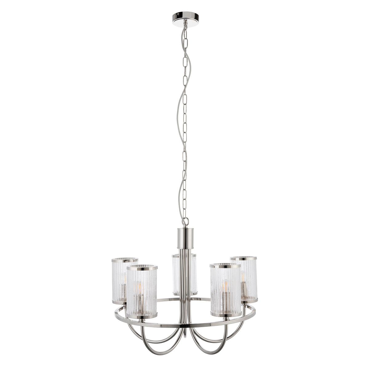 Henbury 5Lt Pendant – Endon - Luxury Lighting BoutiqueChandelierSignature