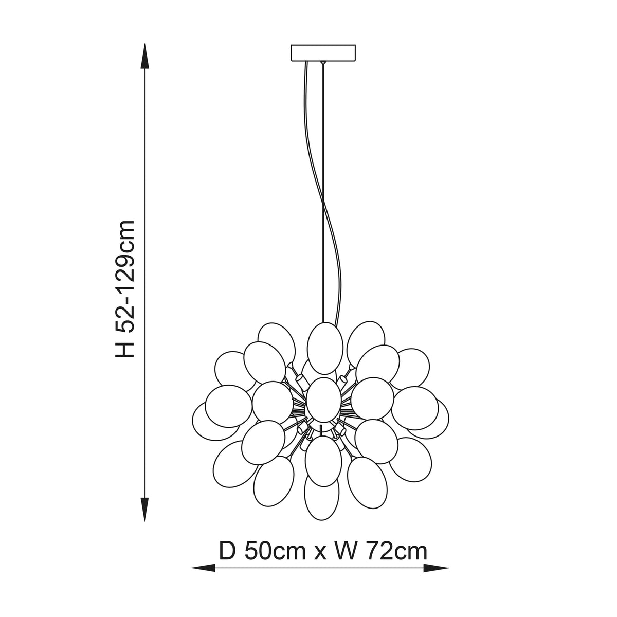 Infinity 8Lt Pendant – Endon - Luxury Lighting BoutiquePendant LampSignature