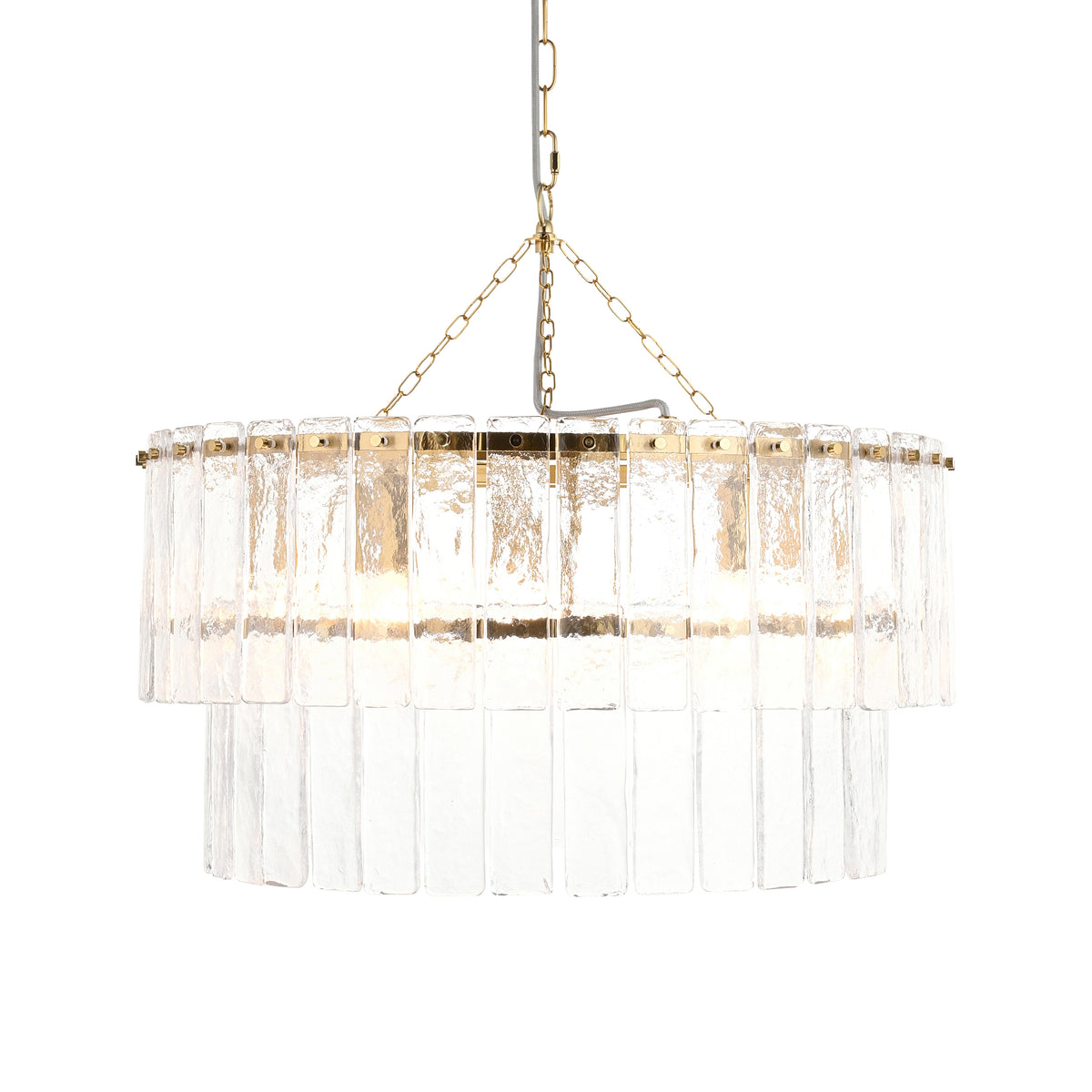 Karine 5Lt Tiered Pendant – Endon - Luxury Lighting BoutiqueChandelierSignature