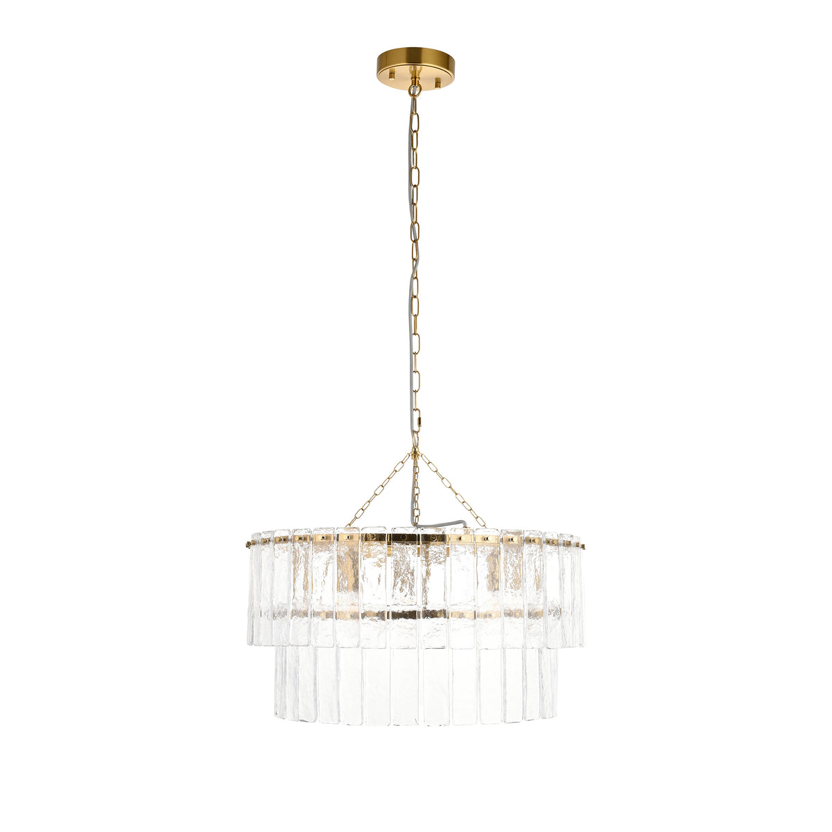 Karine 5Lt Tiered Pendant – Endon - Luxury Lighting BoutiqueChandelierSignature