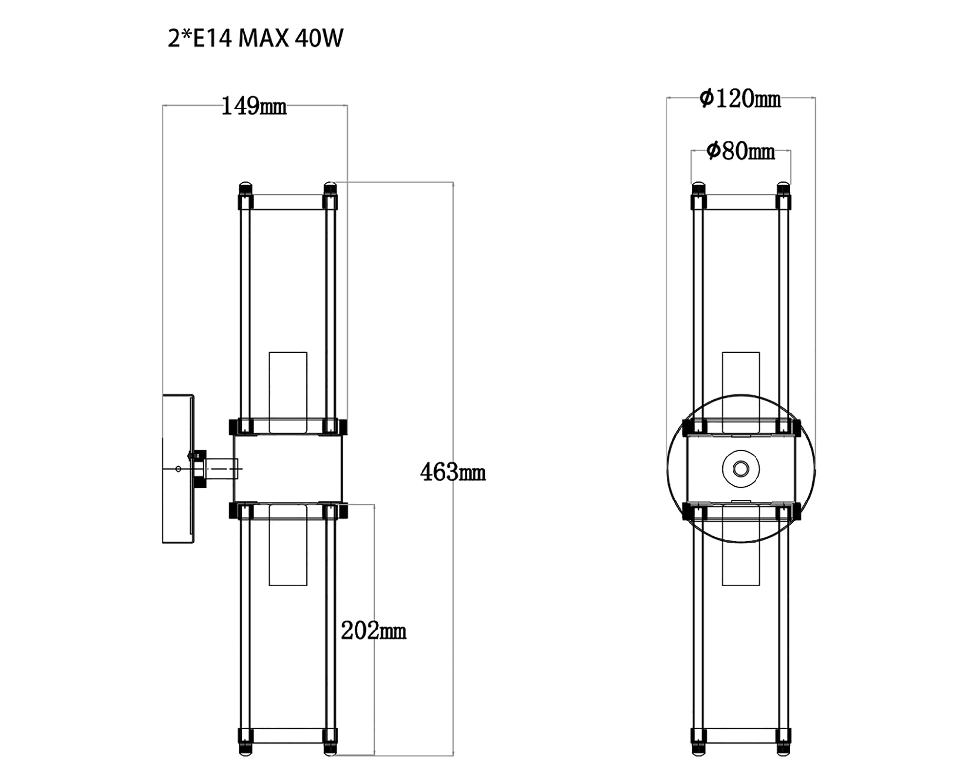 Preston Wall Light Nickel - Liang & Eimil - Luxury Lighting BoutiqueWall LightLiang & Eilmil