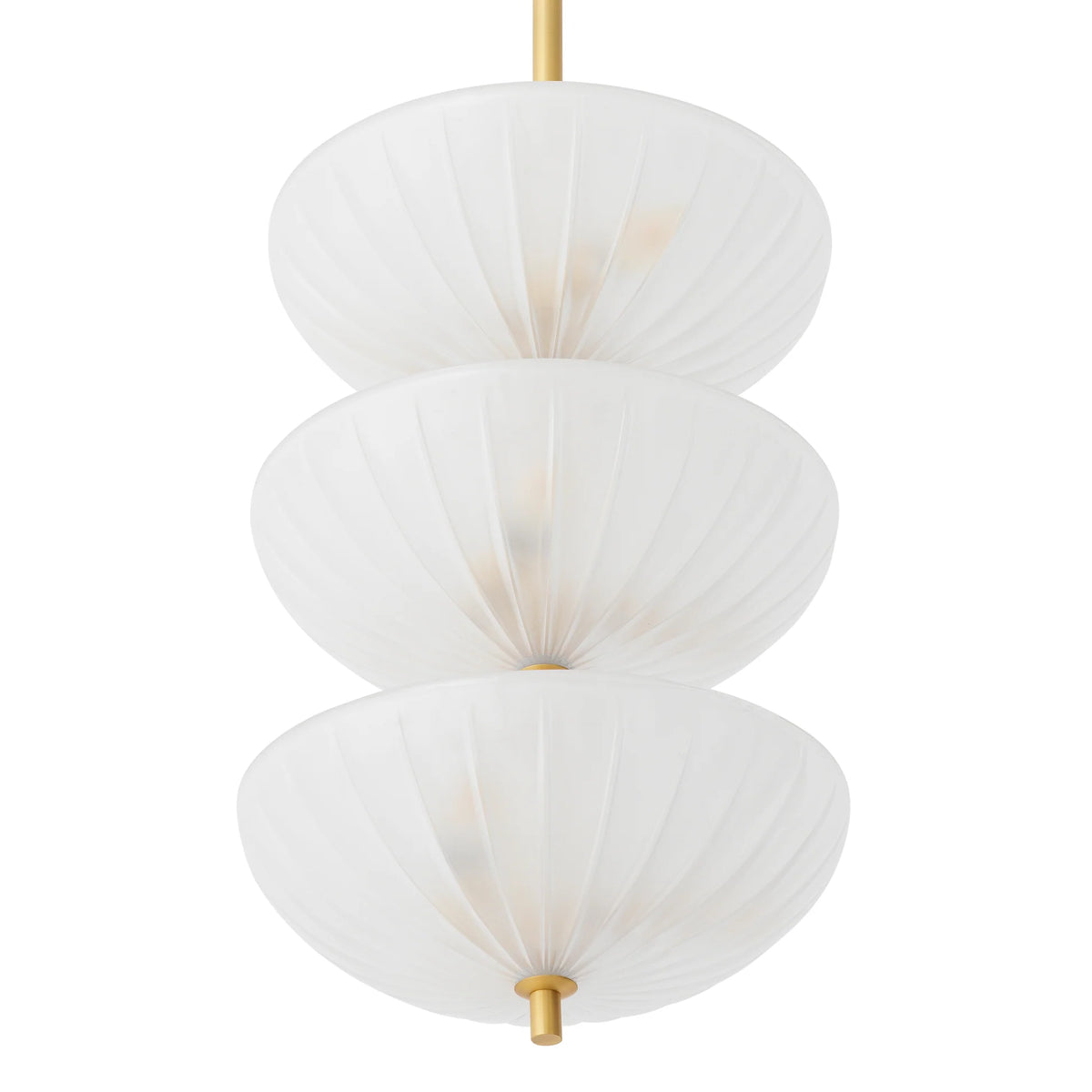 Side perspective showcasing the sophisticated proportions of the Maranello Chandelier