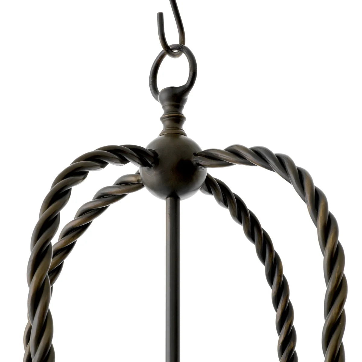Preston Pendant creating a commanding statement in a refined entrance hall