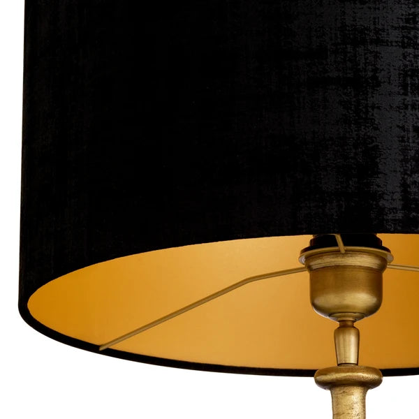 Sculptural Rosetti Table Lamp combining bold geometric forms with luxurious materials