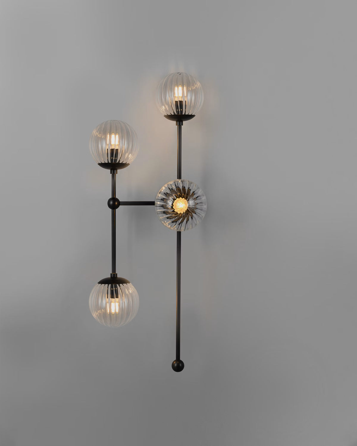 Schwung Armstrong 4 L Wall Sconce designer lighting detail