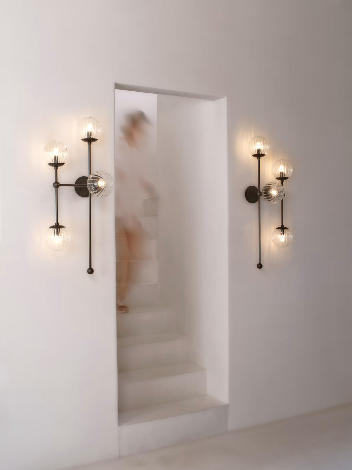 Schwung Armstrong 4 L Wall Sconce sculptural design