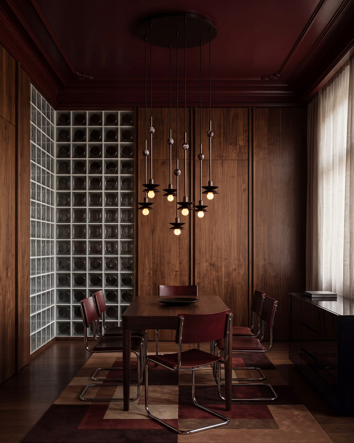 Schwung Babylon Cluster 7 Chandelier designer lighting detail