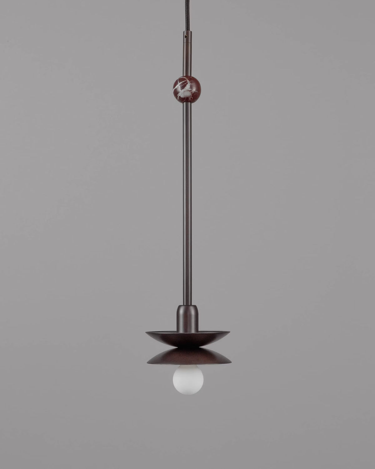 Schwung Babylon Single Pendant ceiling installation detail