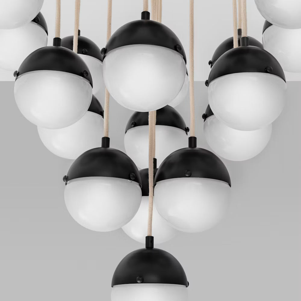 Schwung Molecule Cluster 19 B309 contemporary ceiling light