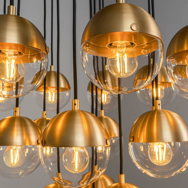 Schwung Molecule Cluster 19 B309 illuminated chandelier