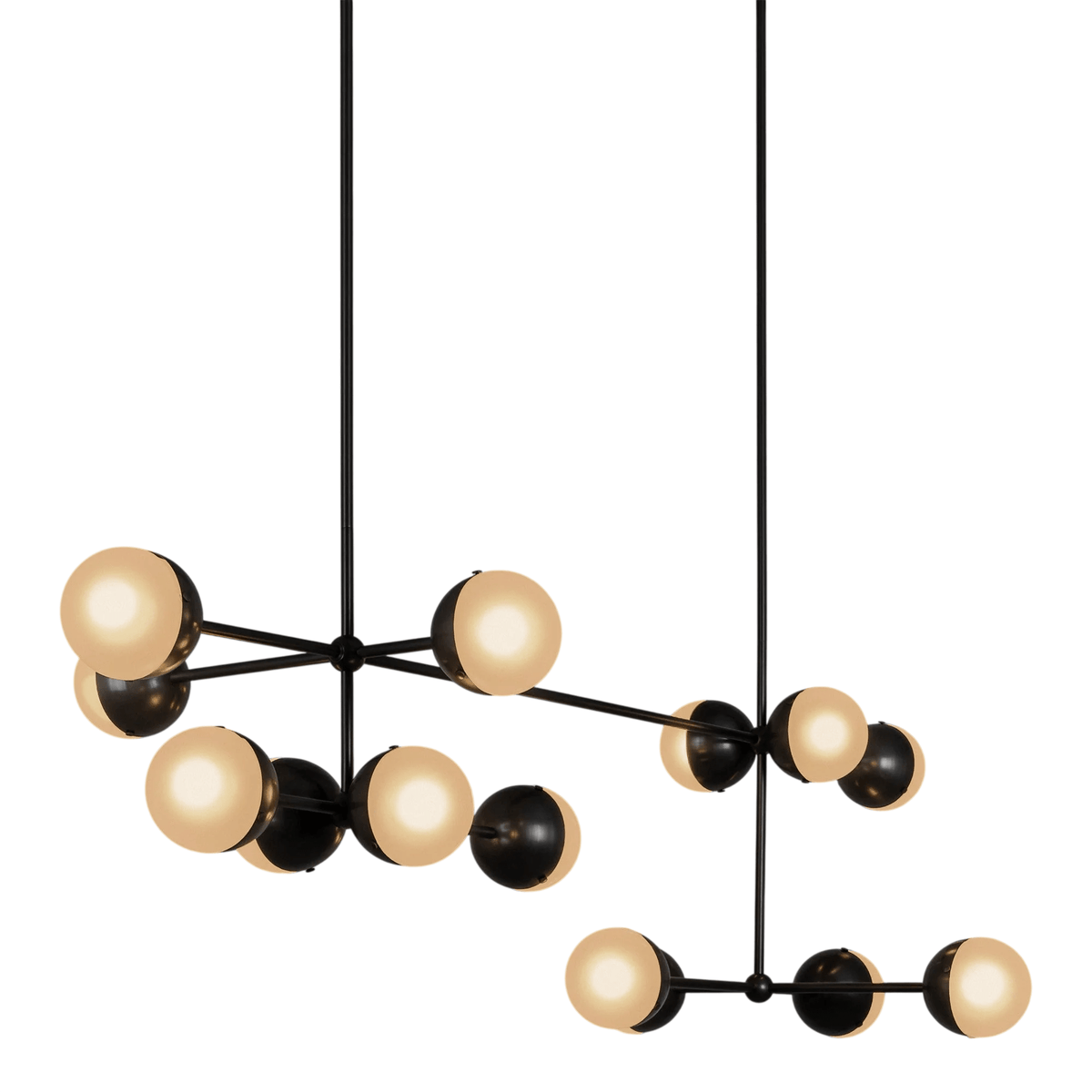 Molecule Linear Chandelier - Schwung - Luxury Lighting BoutiqueChandelierSchwung