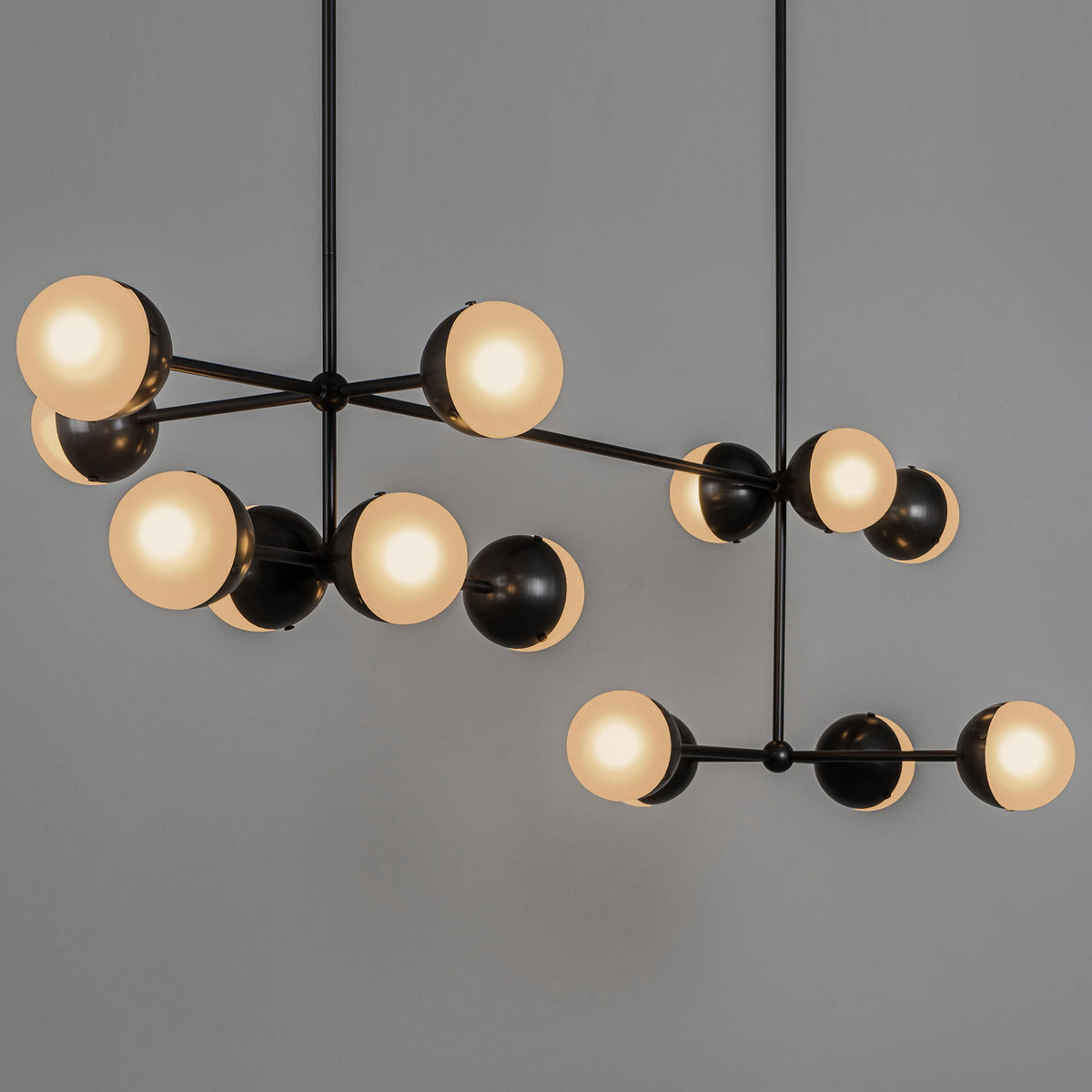 Molecule Linear Chandelier - Schwung - Luxury Lighting BoutiqueChandelierSchwung