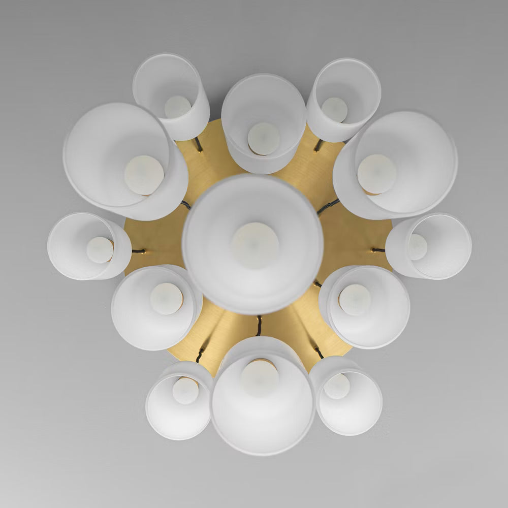 Schwung Odyssey Cluster 13 B160 in Lacquered Burnished Brass