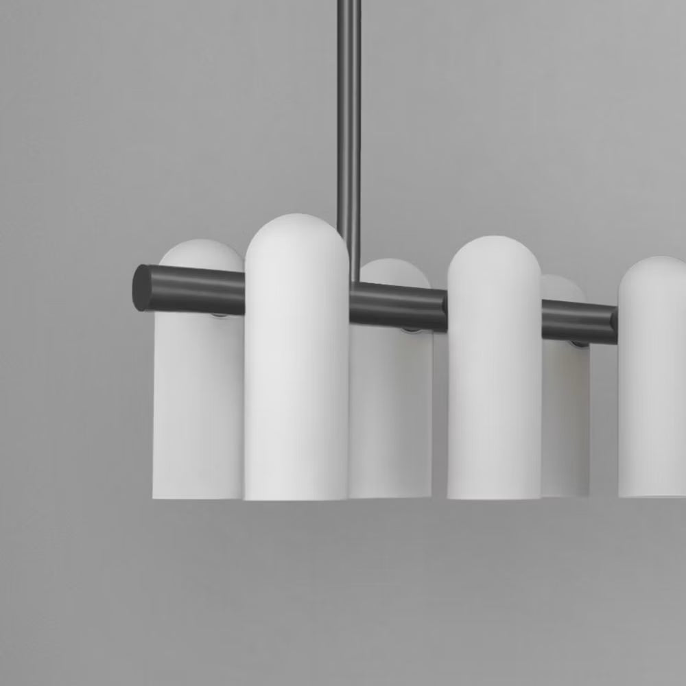 Schwung Odyssey Linear MD B157 elongated glass lampshade detail