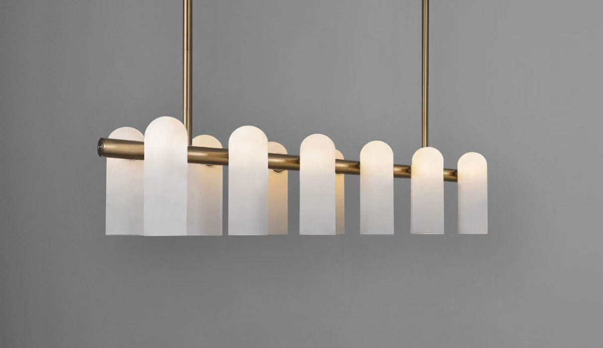 Schwung Odyssey Linear MD B157 in Lacquered Burnished Brass