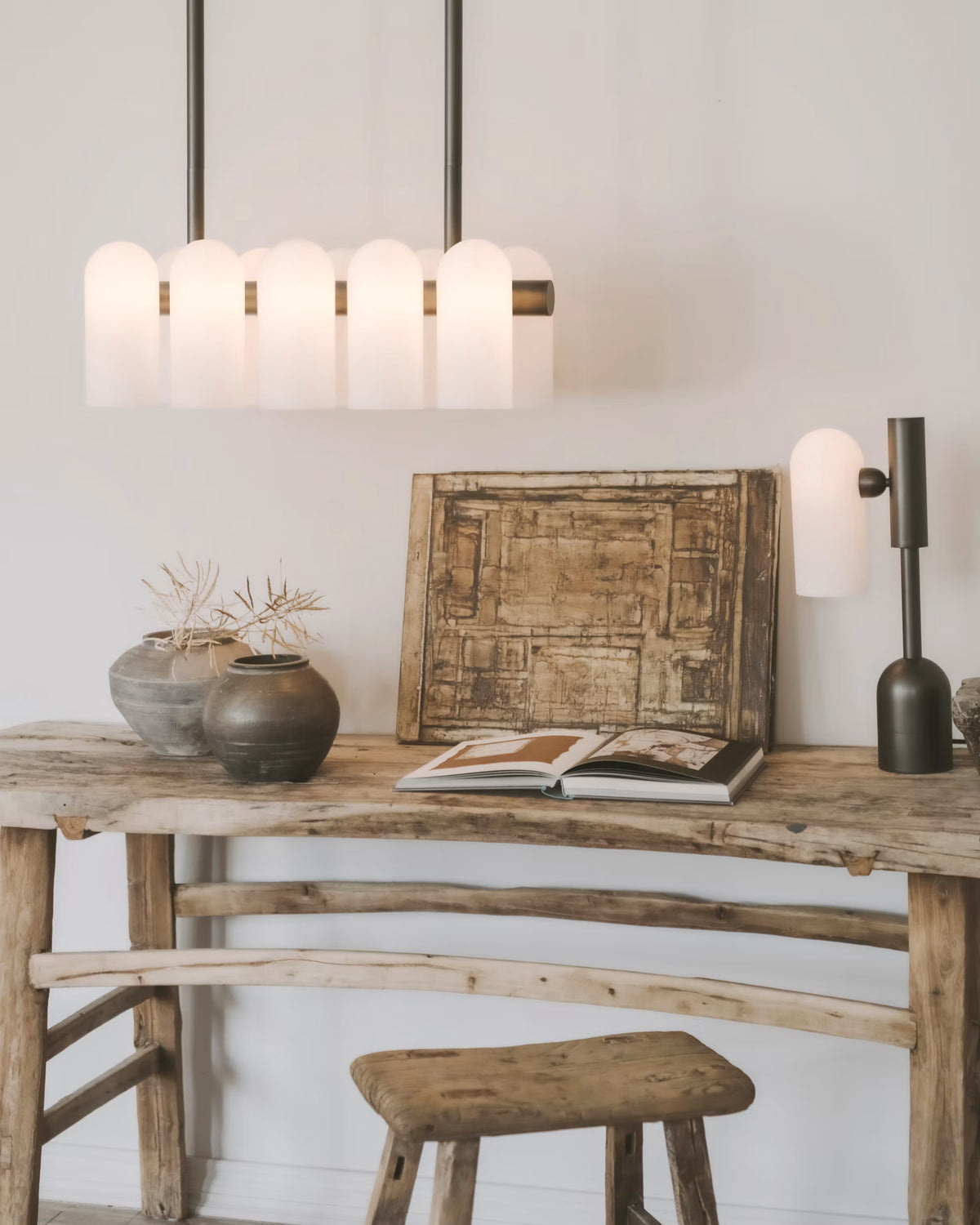 Schwung Odyssey Linear XS B143 with 10 elongated glass shades