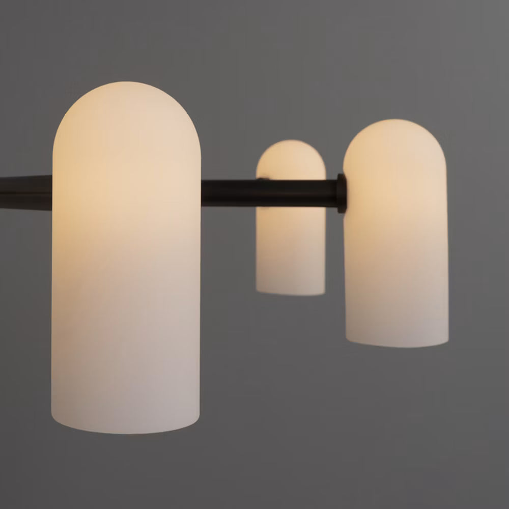 Schwung Odyssey Round SM B154 with 6 elongated glass shades
