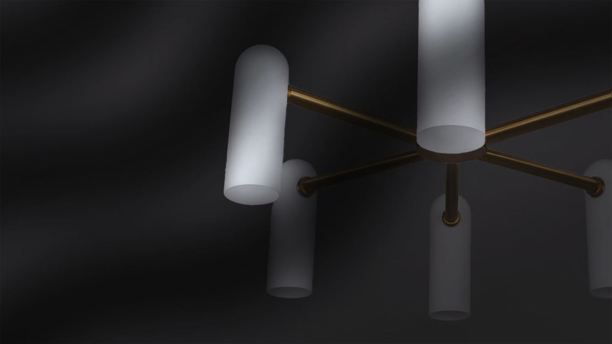 Schwung Odyssey Round SM B154 illuminated chandelier