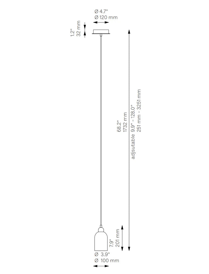 Schwung Odyssey Single SM B161 dimensions and technical drawing
