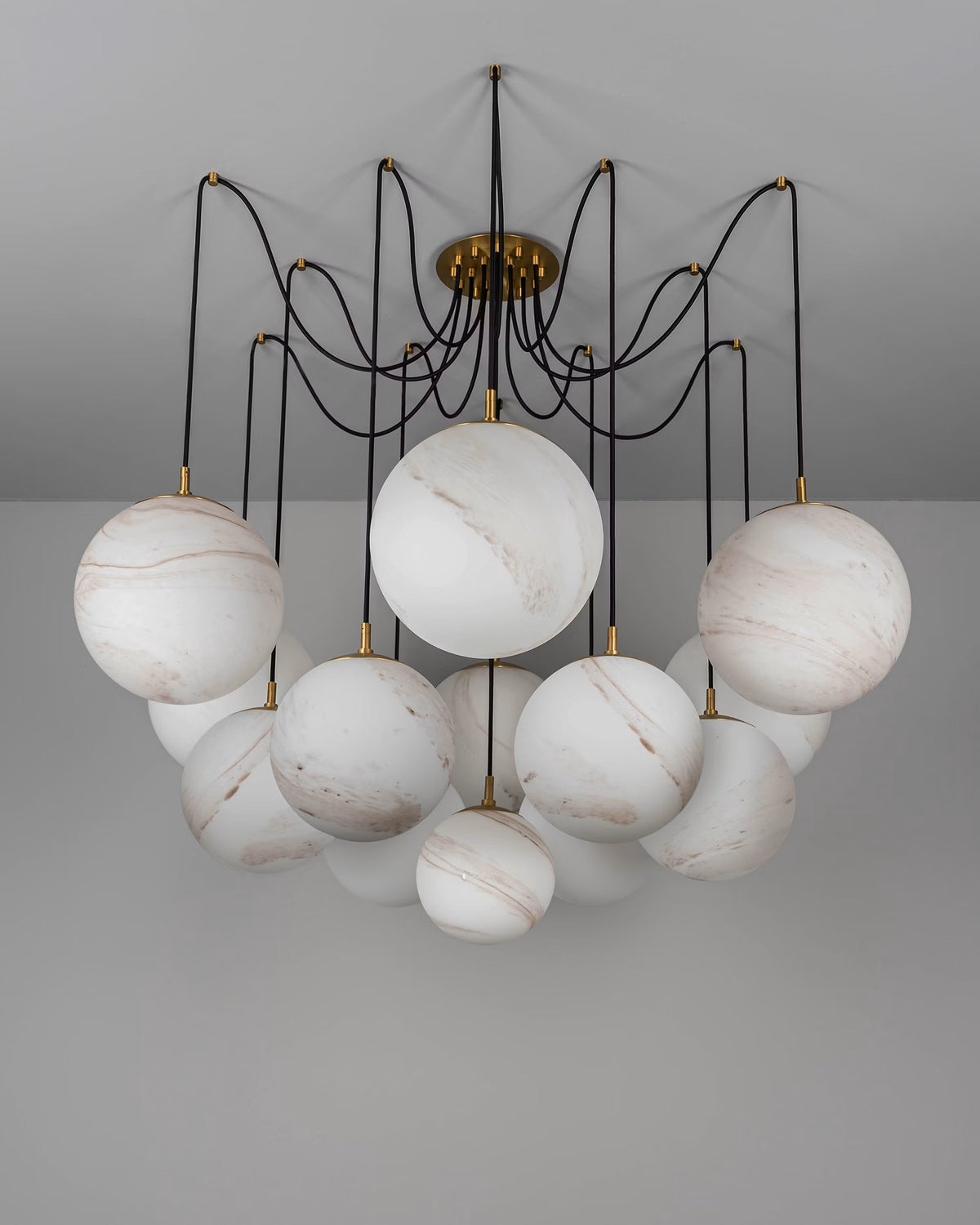 Schwung Spider B568 in Lacquered Burnished Brass