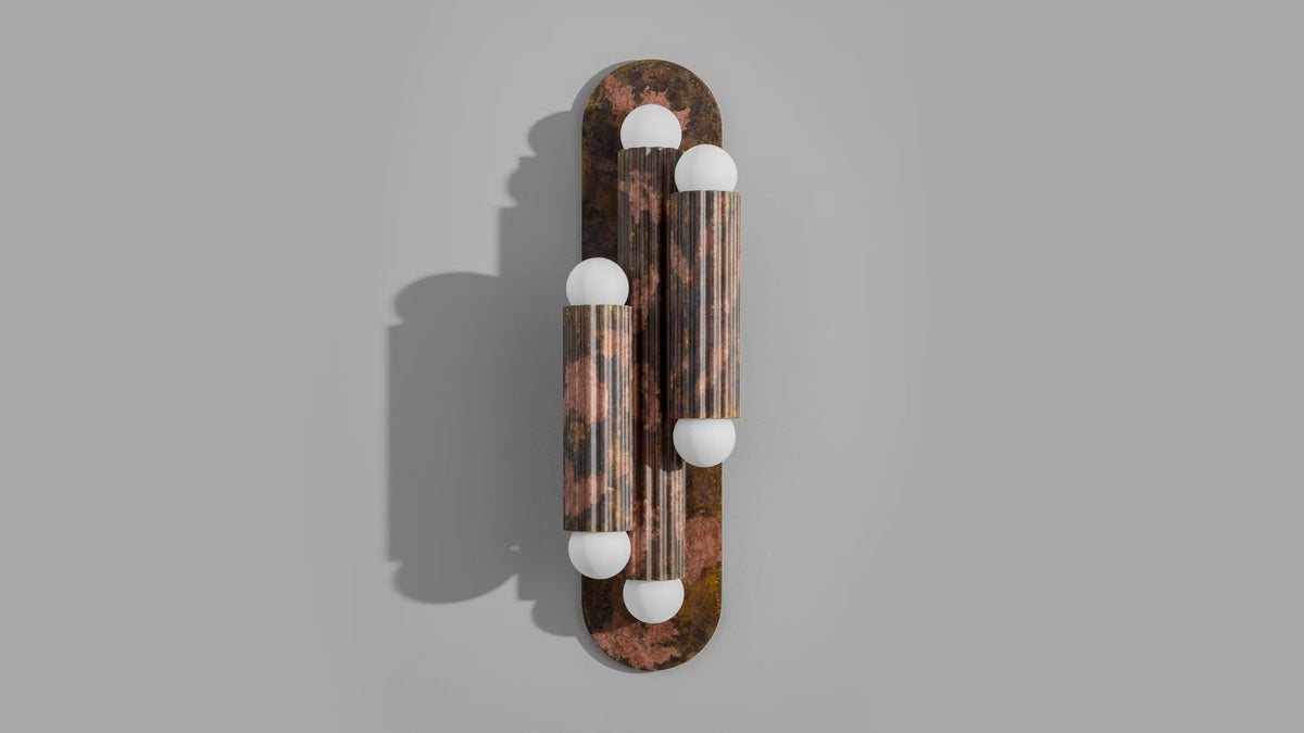 Vesta Triple 2 Wall Sconce / Flush Mount – Schwung