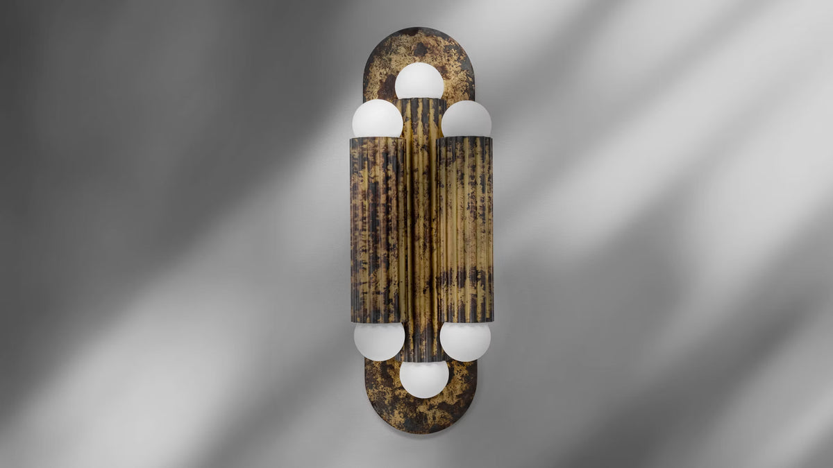 Vesta Triple Wall Sconce / Flush Mount – Schwung