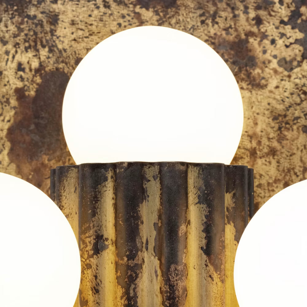 Vesta Triple Wall Sconce / Flush Mount – Schwung