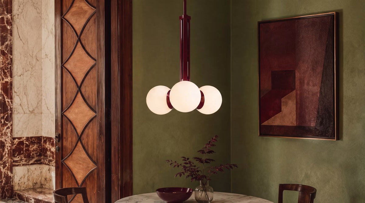 Schwung Tubular MD Chandelier in Classic Bronze