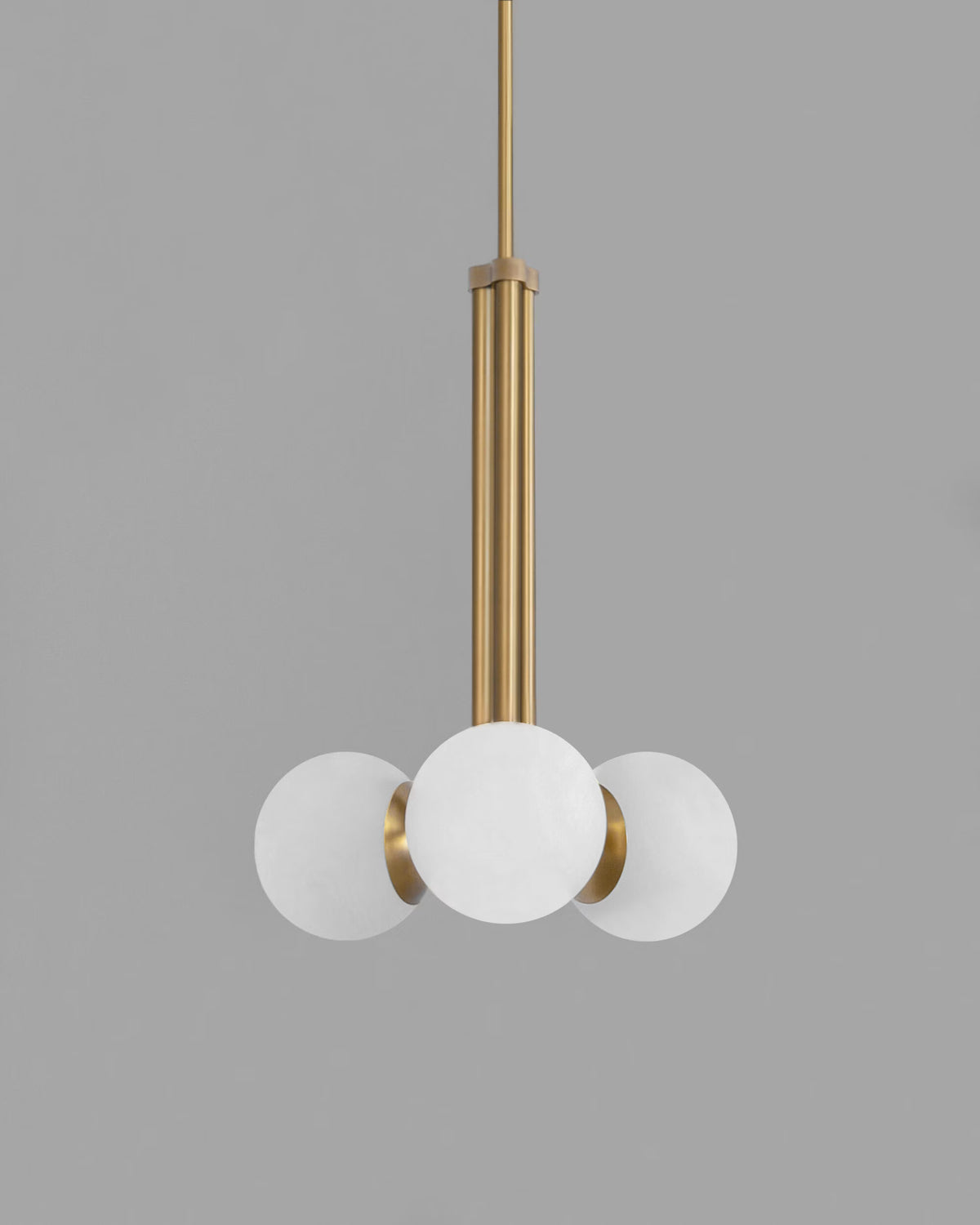 Schwung Tubular MD Chandelier with Opal Matte Glass