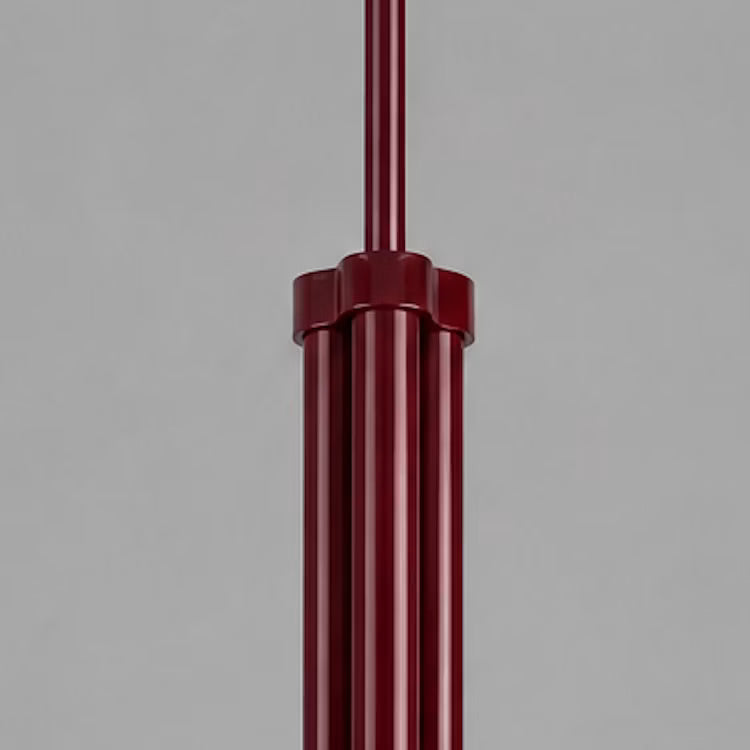 Schwung Tubular MD Chandelier in Polished Nickel