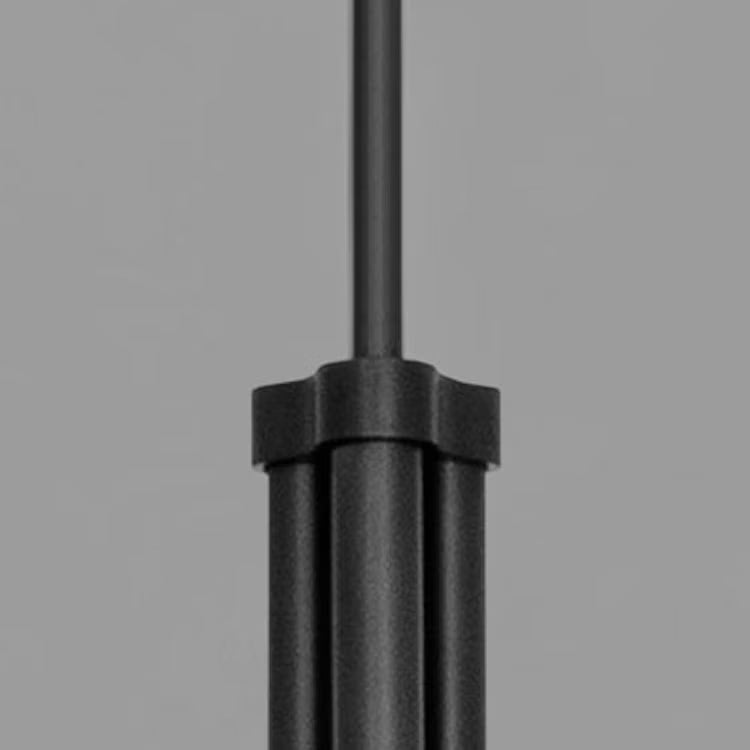 Schwung Tubular SM Chandelier in Black Gunmetal